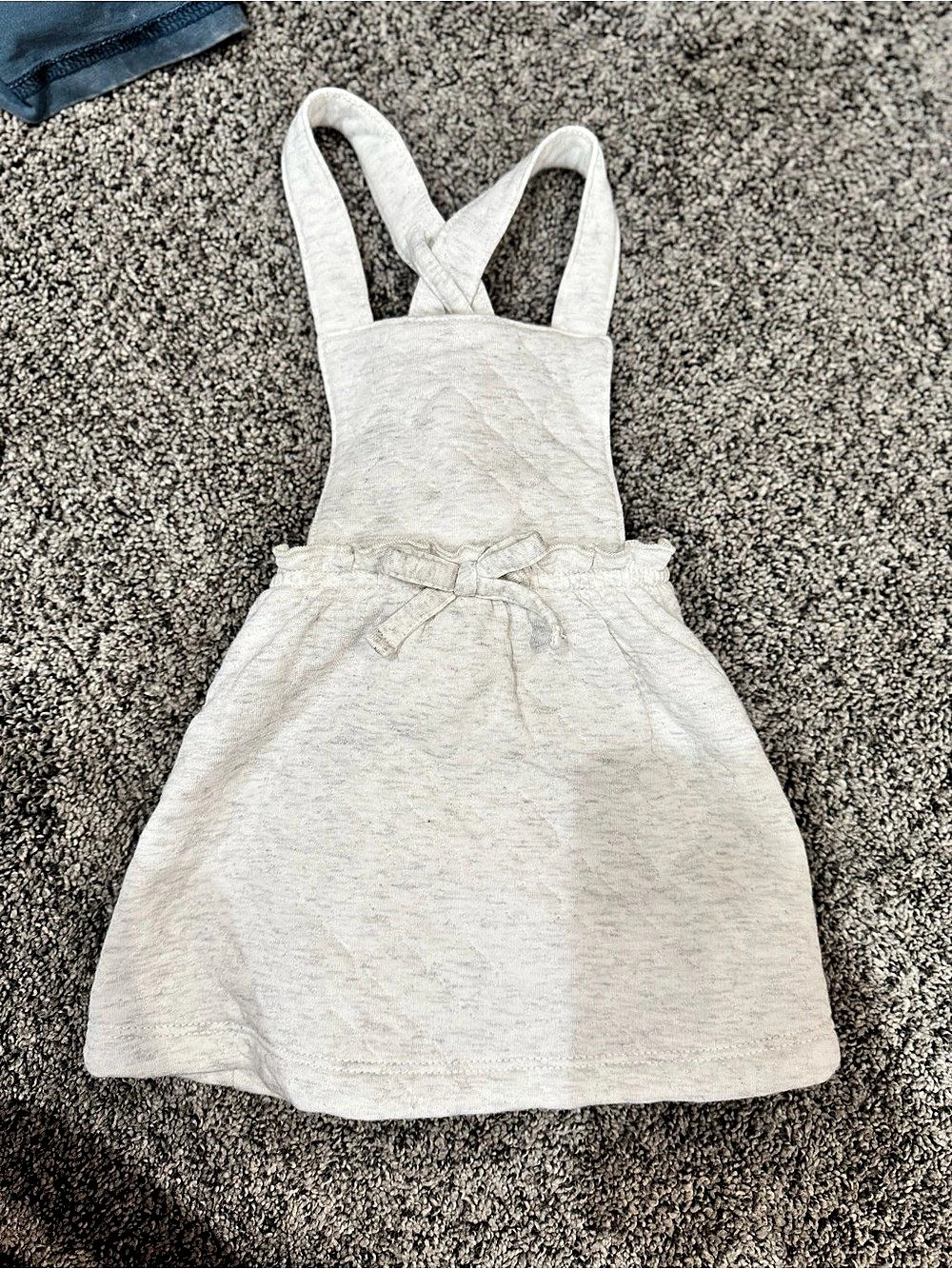 Carter's Baby Suspender Dress in White Baby 6-9M